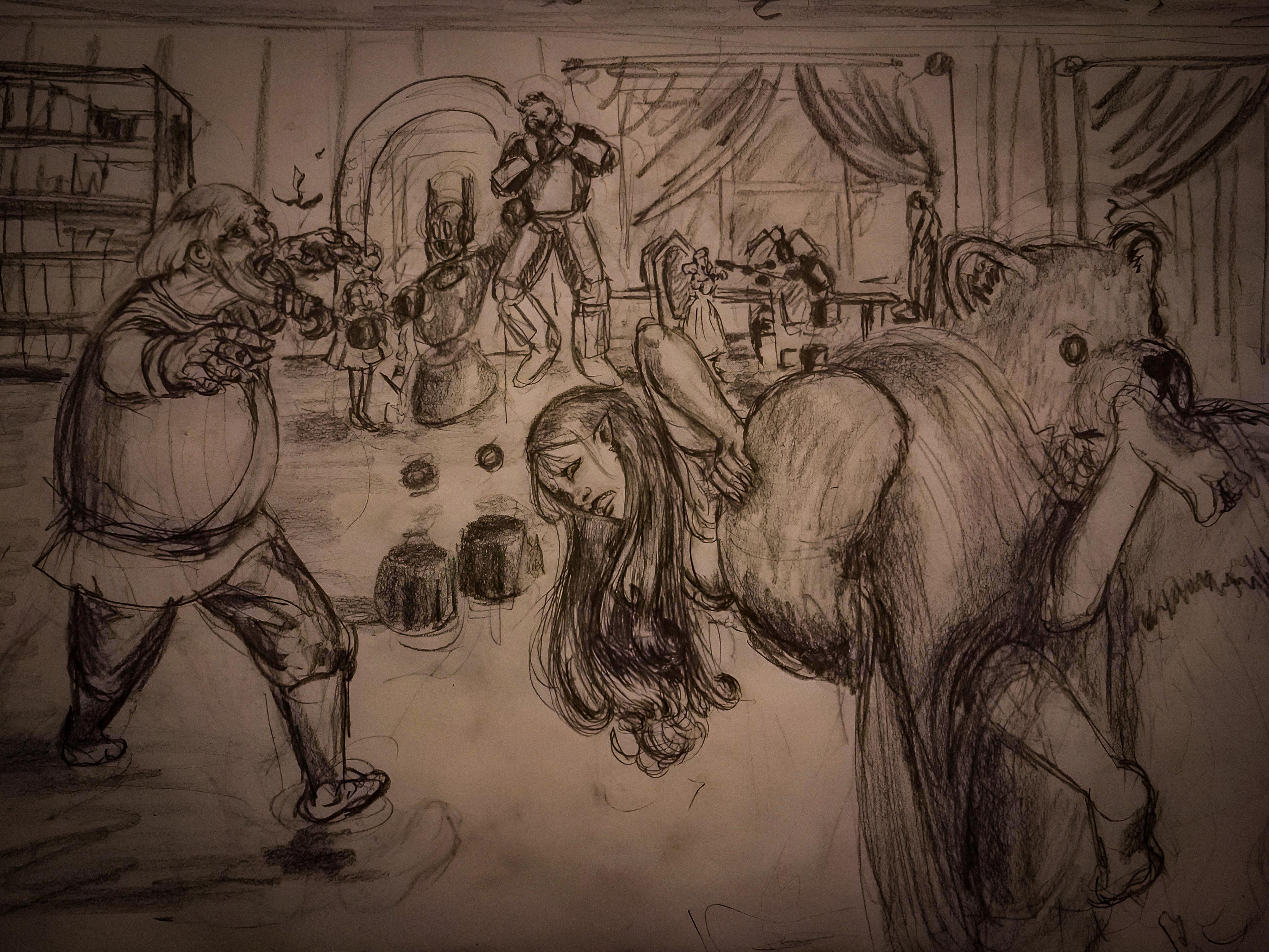 Graphite Drawings piece 2