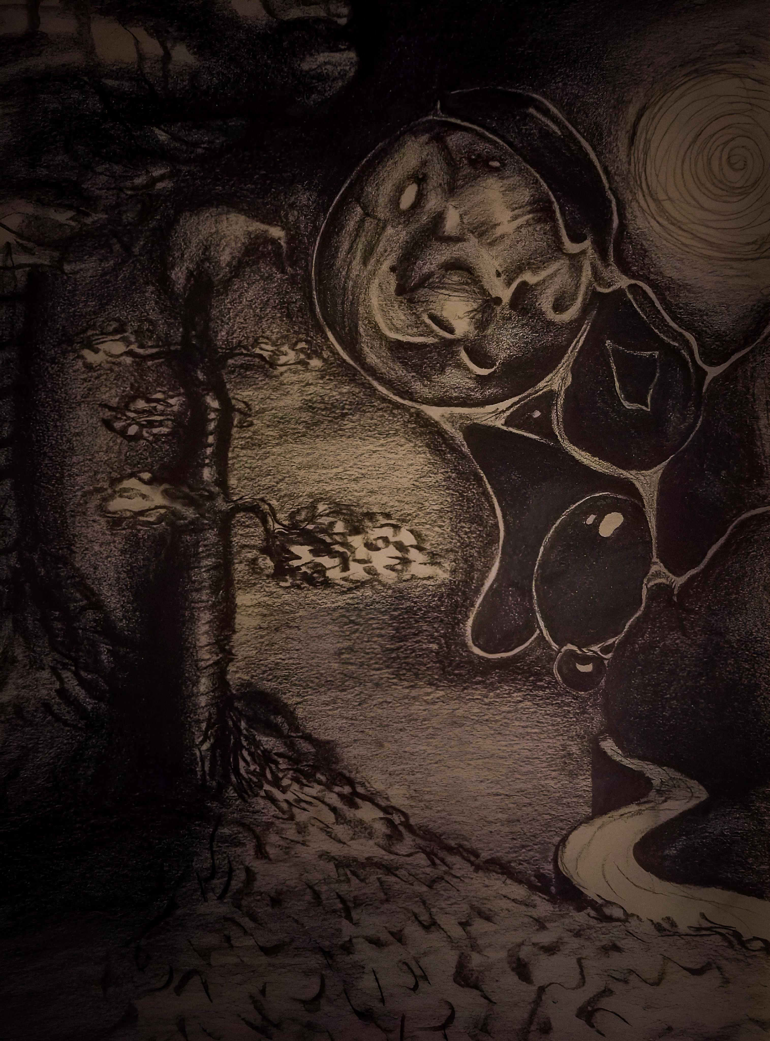 Illusion - Graphite Drawing by Eda Tunali