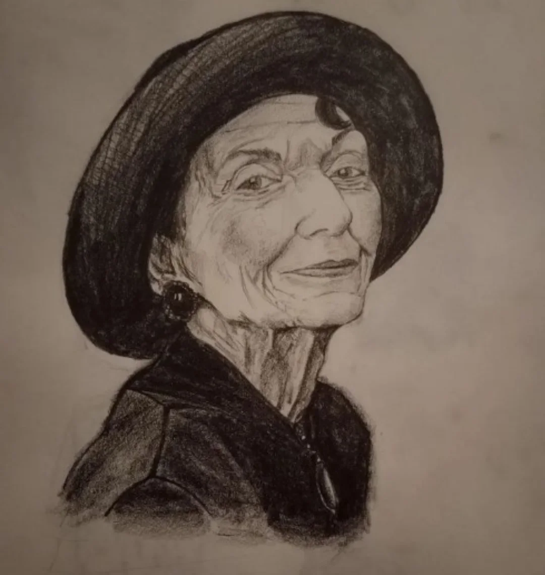 Portrait III - Graphite Drawing by Eda Tunali
