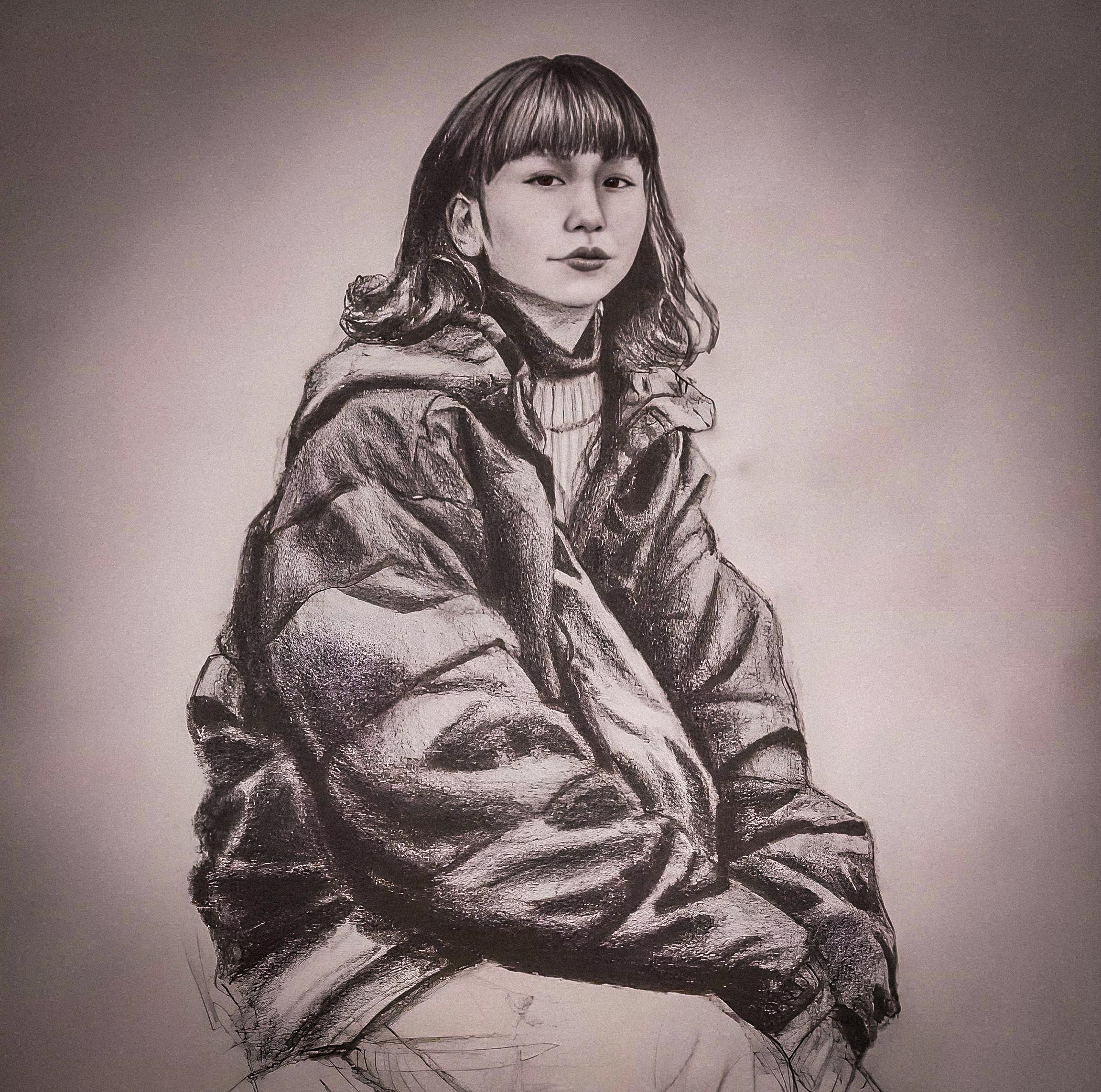 Reference - Graphite Drawing by Eda Tunali