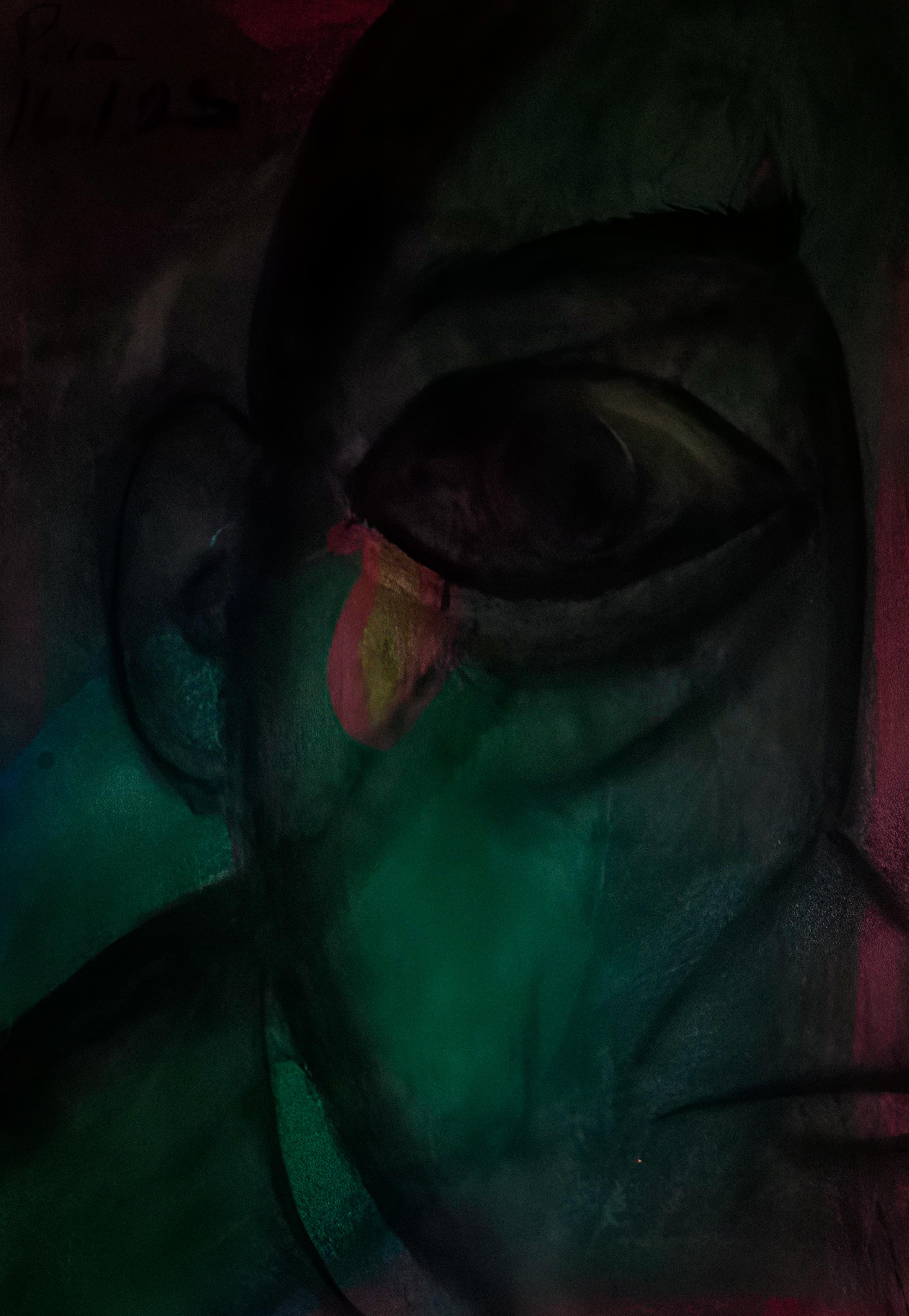 Control - Oil Pastel by Eda Tunali